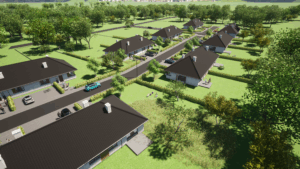 Osiedle budynków dwulokalowych w Topolinie — miniatura 1